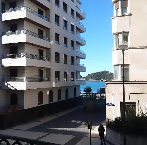 Agradable Con Balcon Frente A La Playa De La Concha - Marina 1 Apartmán *